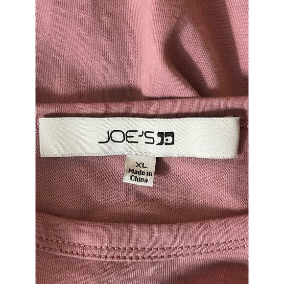 Joe's Jeans top eyelet sleeve pink size X-Large XL - Picture 4 of 6